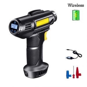 Compresseur d’AirPompe à Air Portable sans fil pour vélo compresseur électrique pour pneus de voiture- JM8817A1[F7]