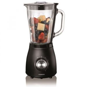 Melissa 16180133 - Blender 15L Bol en Verre - 500W - Noir Mat
