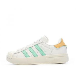 Baskets Blanche/Verte Femme Adidas Superstar Ayoon