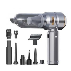 Aspirateur Voiture sans Fil Aspirateur &agrave; Main PuissantHumide&Sec Mini Aspirateur Portable pour Voiture Maison Cuisine