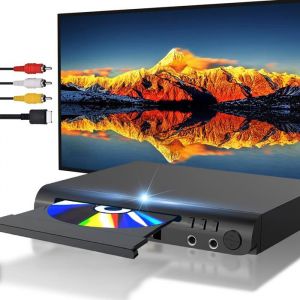 Lecteur Dvd Hdmi Multi-Région - Ports Karaoké/Usb Pal/Ntsc Câbles Hdmi/Rca Inclus - Pour Tv Et Home Cinéma