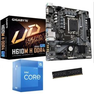 Kit Upgrade PC 12&egrave;me G&eacute;n&eacute;ration - Gigabyte - Intel Core i5 - 8 Go RAM - LGA1700 - HDMI 2.0
