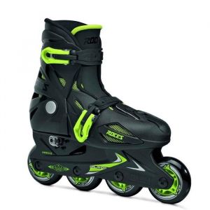 Roller en ligne - ROCES - Orlando 3 - Noir/Lime - Enfant - Mixte