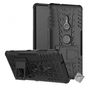 Coque rigide anti choc pour Sony Xperia XZ3 + film ecran - NOIR