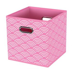 Bac de rangement - KZQ - Cube pliable - Tissu non tiss&eacute; - 28x28x28 cm - Poign&eacute;e pratique
