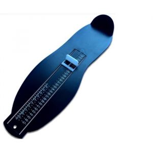Professionnel Pedimetre enfants et adultes calibré pieds lagrge podomètre sur les pieds mesure pointure pied chaussure Noir