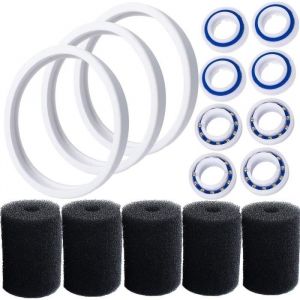 C10C-10 pneu de rechange Compatible avec Polaris 180 280 360 380 Robot nettoyeur piscine avec C60 roulements &agrave; billes de roue et