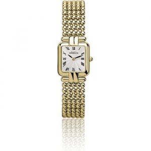 Montre Femme perles Michel Herbelin Plaqu&eacute; or - 17473/BP - Bracelet Bijou - Quartz - Cadran blanc