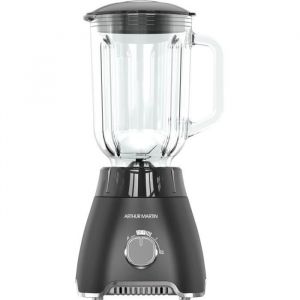 Blender - ARTHUR MARTIN - AMPB40 -Bol en verre gradué 15L - 400W - 2 vitesses + pulse - Gris