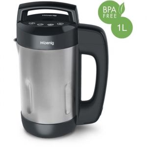 Blender chauffant - H.Koenig - MXC20 - 850 W - 11 L - Inox - 2 programmes de cuisson - noir