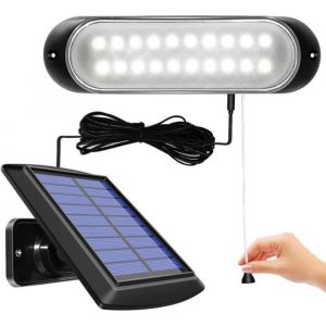 &Eacute;clairage solaire 20 LED avec d&eacute;tecteur de mouvement &eacute;tanche s&eacute;parable 5m de ligne pour ext&eacute;rieur/int&eacute;rieur jardin maison