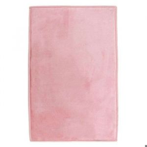 Tapis salon aspect velours extra-doux rose 60x90