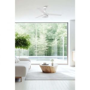 Ventilateur de plafond - FARO - Ice - Blanc - LED 12W - 800Lm