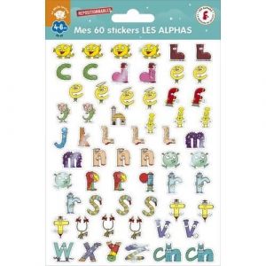 Stickers Les Alphas - Edition 2022 - Jouet &eacute;ducatif - Objets d&eacute;coratifs - Enfant - Mixte - Enfant