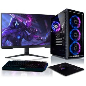 BEASTCOM Q5 Pro Gaming PC Gamer Complet AMD Ryzen 9 5900X NVIDIA RTX 5060 32Go RAM 1 To  NVMe WiFi Win11