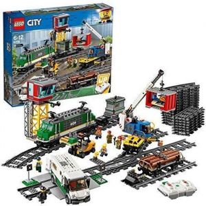 LEGO City - Train de marchandises télécommandé 60198 - Jeu de Construction LEGO