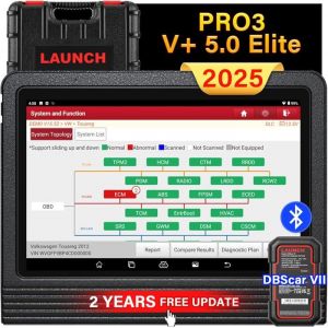 LAUNCH X431 PRO3 V+ 5.0 Elite Valise de Diagnostic OBD2 Outil Diagnostique Auto Multimarque Codage en Ligne de lECU en Fran&ccedil;ais