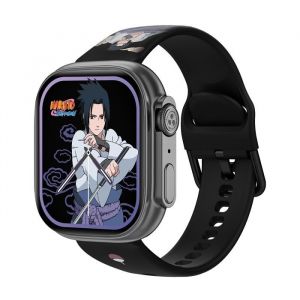 Abyx Fit - Touch 5 - Montre connectée Naruto Shippuden - Sasuke Uchiwa - Gris spatial