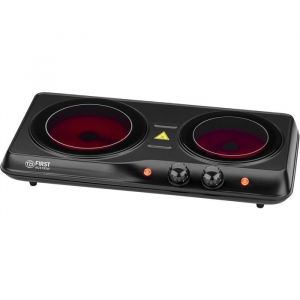 Plaque De Cuisson Double Infrarouge Vitroc&eacute;ramique Tous Types De Casseroles 2000W - Mini R&eacute;chaud &Eacute;lectrique Pour D&eacute;m&eacute;nagemen[GA298]