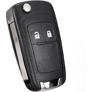 2 Boutons Coque de Cl&eacute; Compatible avec Opel Astra Insignia Meriva Mokka Zafira Adam und Chevrolet Cruze Aveo Matiz Captiva Spark