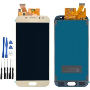 Ecran pour Samsung Galaxy J5 2017 J530 5.2 J530F/DS Vitre Tactile Ecran LCD Assembl&eacute; ( Non Ch&acirc;ssis ) de Remplacement (Or)