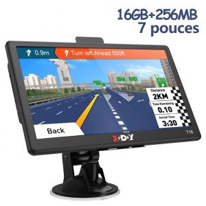 XGODY GPS Voiture 7 Pouce Écran Tactile Navigation par satellite GPS Navigation pour voiture et camion Écran tactile HD