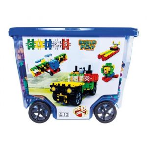 Jeu de construction Rollerbox 20 en 1 - CLICS - 463 pièces - 97 accessoires et autocollants