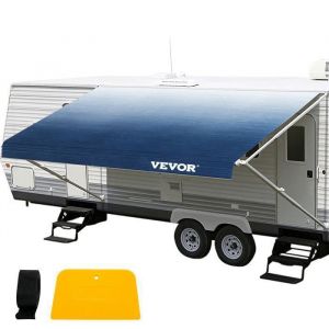 Auvent pour Caravane 524x24 m-VEVOR- pour Auvent de Camping-car Pare-soleil et Imperméable pour Voyage Voiture