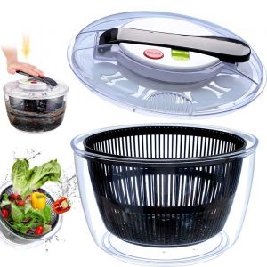 Essoreuse à Salade - WELAN - 5L - Grande Capacité - Transparent - Plastique