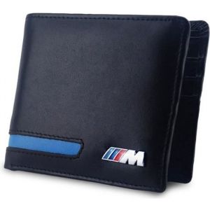 Coque cl&eacute;&Eacute;tui en cuir v&eacute;ritable M pour portefeuille pour BMW E90 E60 E39 F20 E46 E87 E91 G30 X5 X3 E70 E53 - Type Bleu