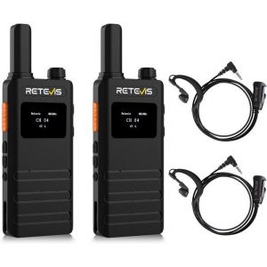 Retevis B63S Talkie Walkie PMR Talkie-Walkie Professionnel Ecran LCD 15mm Léger VOX 1620mAh USB C Radio pour FamilleCamping