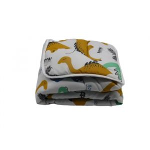 Couette bébé - MORTREUX - Dinosaures - 80 x 120 cm - Légère - Spécial été
