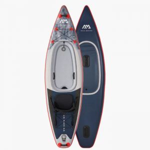 Kayak gonflable polyvalent - AQUA MARINA - 2/3 places - Bleu - Stand up paddle