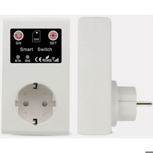 Prise Intelligente WiFi Compatible avec Les Prises télécommandées Prise de Courant GSM Intelligente avec capteur de température