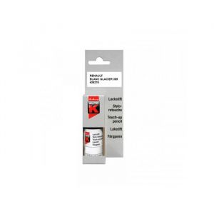 Stylo de retouche pour carrosserie - Renault - 389 Blanc glacier - Auto K