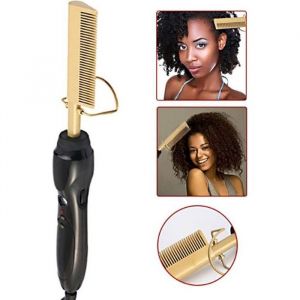 Peigne chaud &eacute;lectrique/peigne &agrave; lisser peigne &eacute;lectrique fer &agrave; lisser baguette fers &agrave; friser lisseur peigne &agrave; chaud &eacute;lectrique p