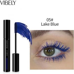 Mascara Mascara De Couleur Curling &Eacute;pais Et Durable Pas De Bavures Mascara Bleu