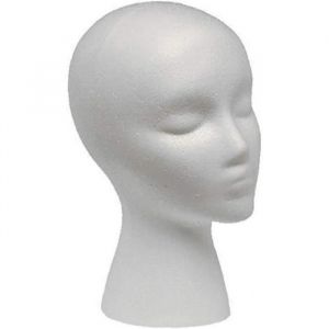 Polystyrène tête Mousse de polystyrène tête en Mousse Tête à coiffer Manikin Mannequin tête Perruque tête