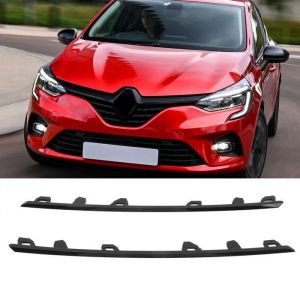 SURENHAP Trime de moulure de calandre Trimes de moulage de calandre de pare-chocs brillant 960104760R pour Clio V auto daile