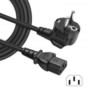 BERLS C&acirc;ble dalimentation PC TV Cordon &Eacute;lectrique Secteur pour Samsung LE32A457C1D LCD TV EU Schuko CEE7 Prise Angulaire vers I