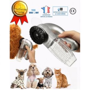 Peigne Brosse - CONFO® - Autonettoyante - Enlèvement Poils Morts - Réutilisable - Pour Chien et Chat