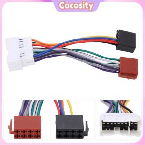 Cocosity Faire du faisceau de c&acirc;blage radio  C&acirc;ble Adaptateur de Faisceau de C&acirc;bles ISO pour Autoradio 370Z Coup&eacute; video autoradio