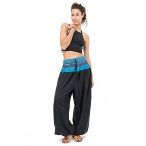 Pantalon baba cool femme - Fantazia - Noir - Baggy