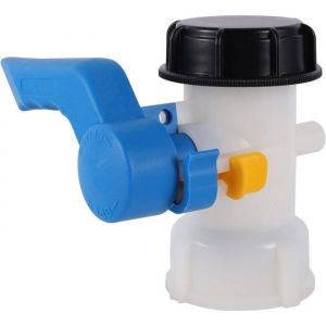 Adaptateur IBC 50 mm &agrave; 62mm Vanne Cuve 1000l Plastique Raccord Cuve 1000 litres pour Reservoir Eau de PluieConteneur