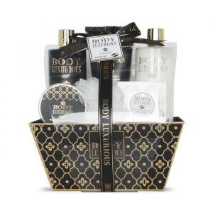 Coffret beaut&eacute; de bain - GLOSS - Vanille Tilleul - 9 pi&egrave;ces - Bien-&ecirc;tre - Mixte