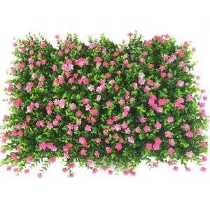 Panneaux de haies artificielles &eacute;cran de cl&ocirc;ture de confidentialit&eacute; de lierre de verdure dherbe ext&eacute;rieure toile de fond mur D