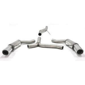 Echappement Duplex Catback inox Audi A4-A5 B8 2008 a 2013 1x100mm 02AU017-10D