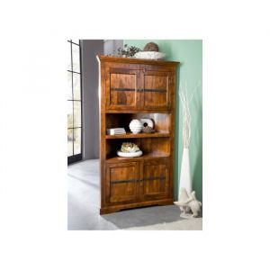 Buffet dangle - Bois massif dacacia laqué (Miel) - Style colonial - OXFORD #0526