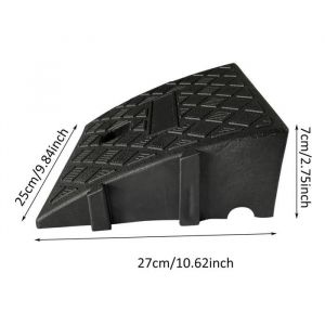 Rampe de trottoir en PVC robuste rampe de seuil légère et portable pour quai de chargement trottoir scooter vélo moto a~9464
