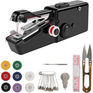 Machine à coudre portable sans fil – Mini machine à coudre idéale pour les réparations à domicile